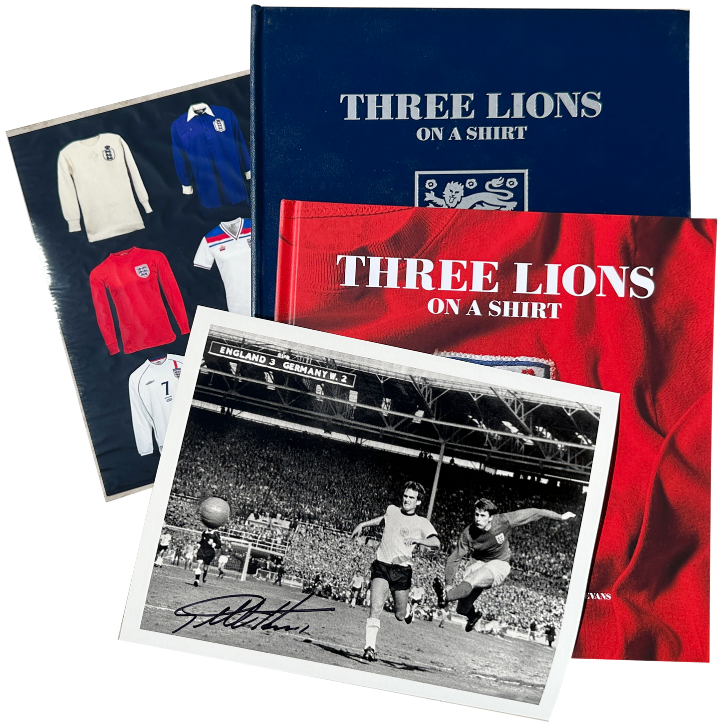 Three Lions On A Shirt - Sir Geoff Hurst Collectors' Edition (signed)