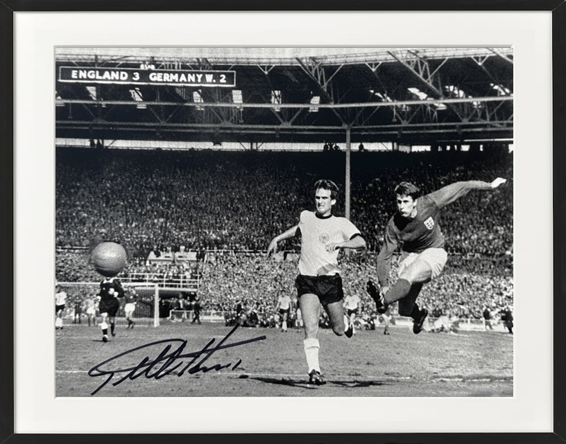 Three Lions On A Shirt - Sir Geoff Hurst Collectors' Edition (signed)