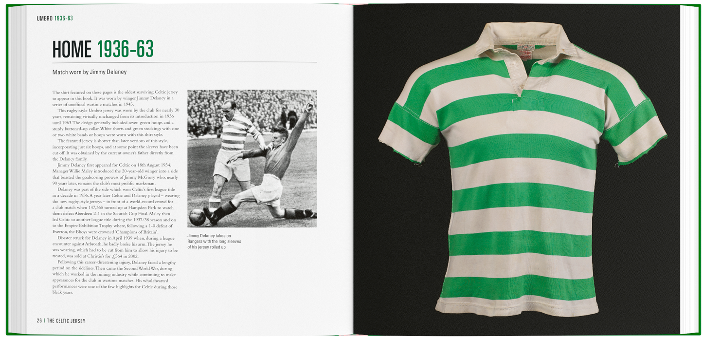 The Celtic Jersey - Collectors' Edition - with print signed by Tom Boyd