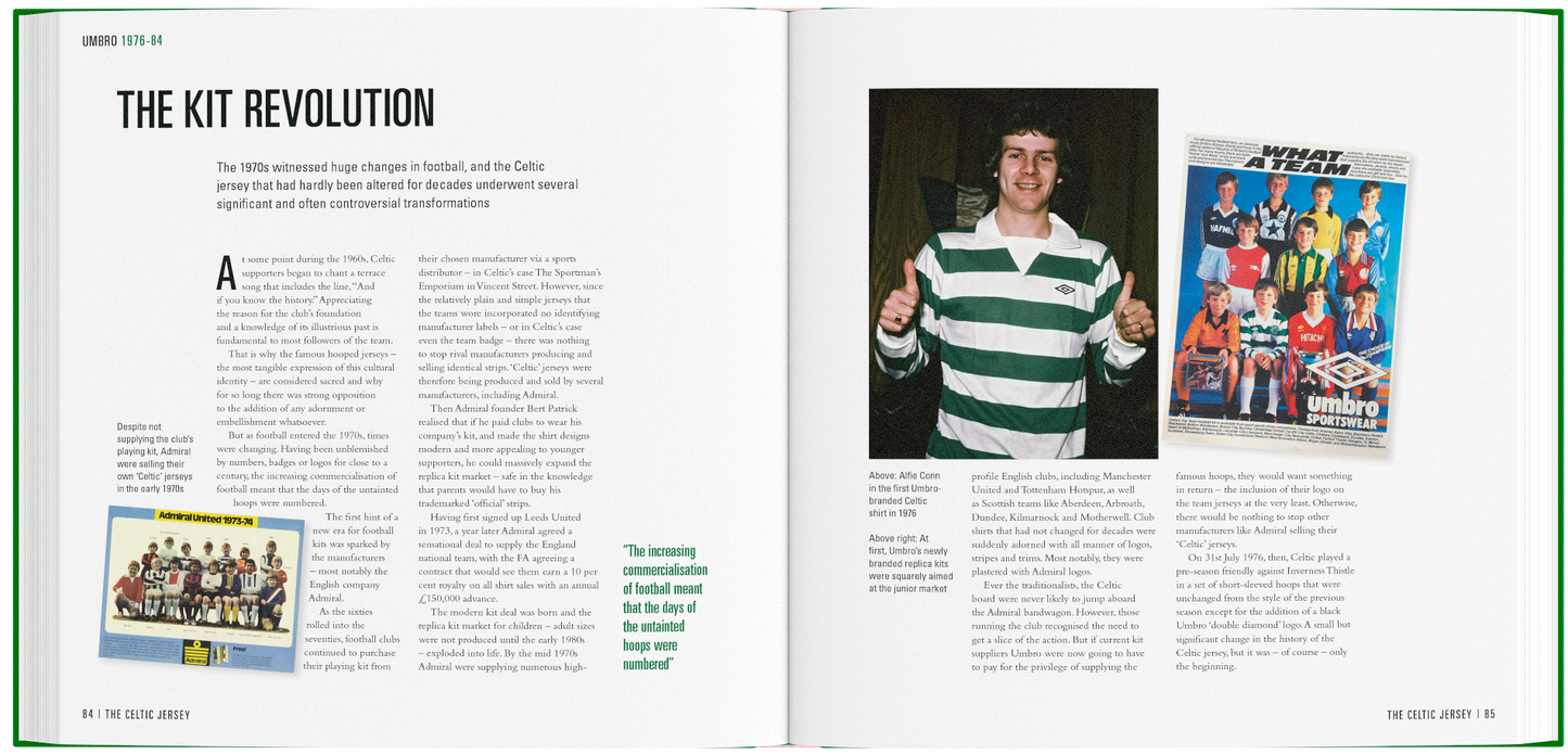 The Celtic Jersey - Collectors' Edition - with print signed by Tom Boyd