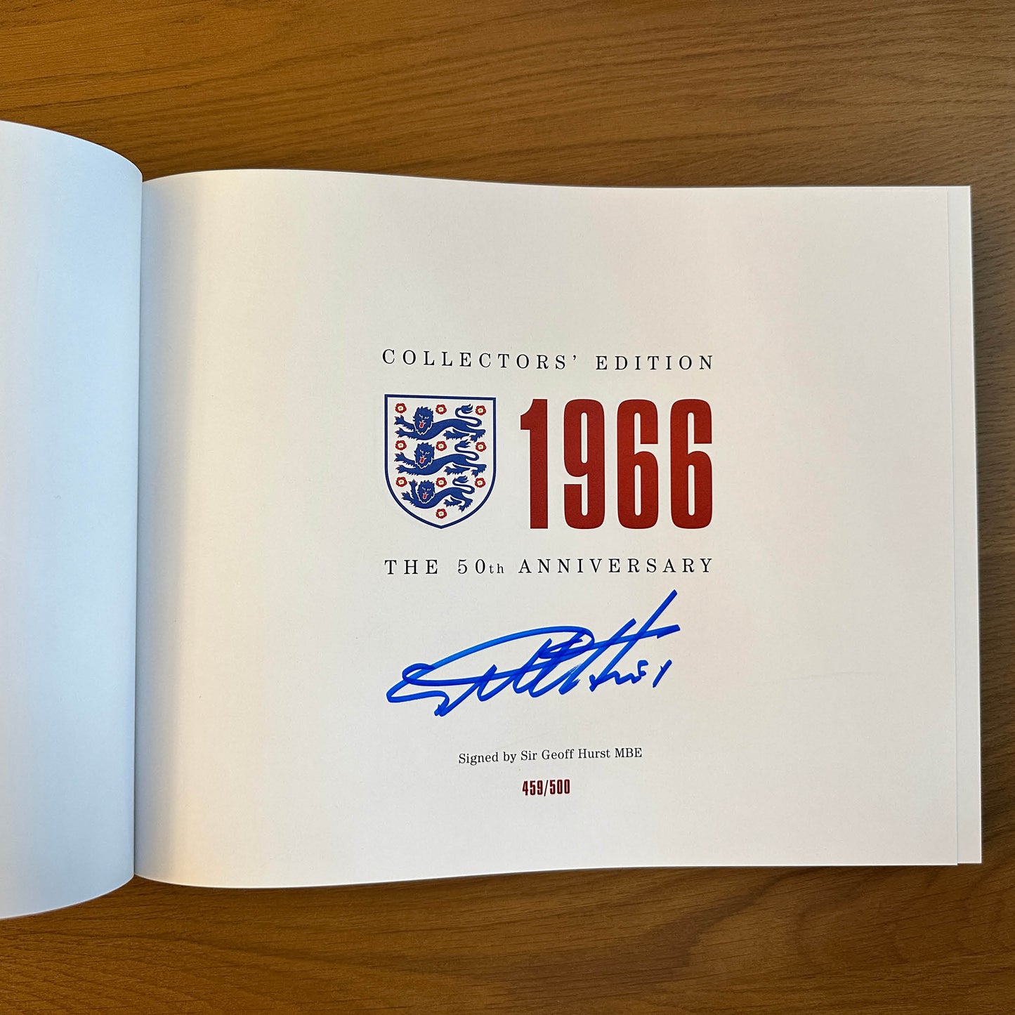 1966 - Collectors' Edition Signed by Sir Geoff Hurst