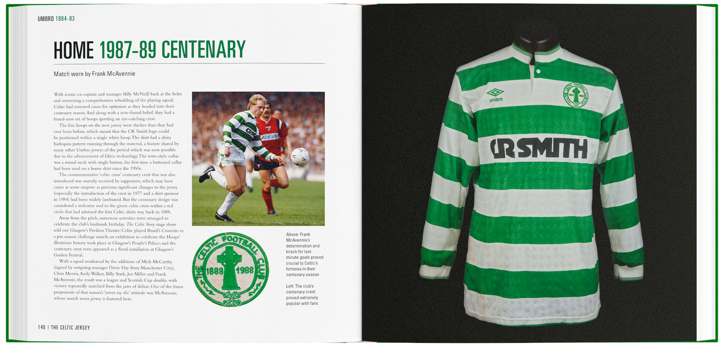 The Celtic Jersey - Collectors' Edition - with print signed by Tom Boyd