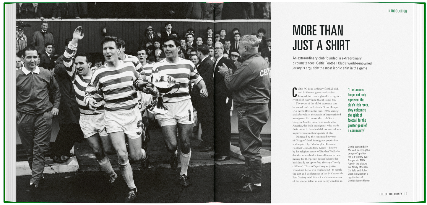 The Celtic Jersey - Collectors' Edition - with print signed by Tom Boyd