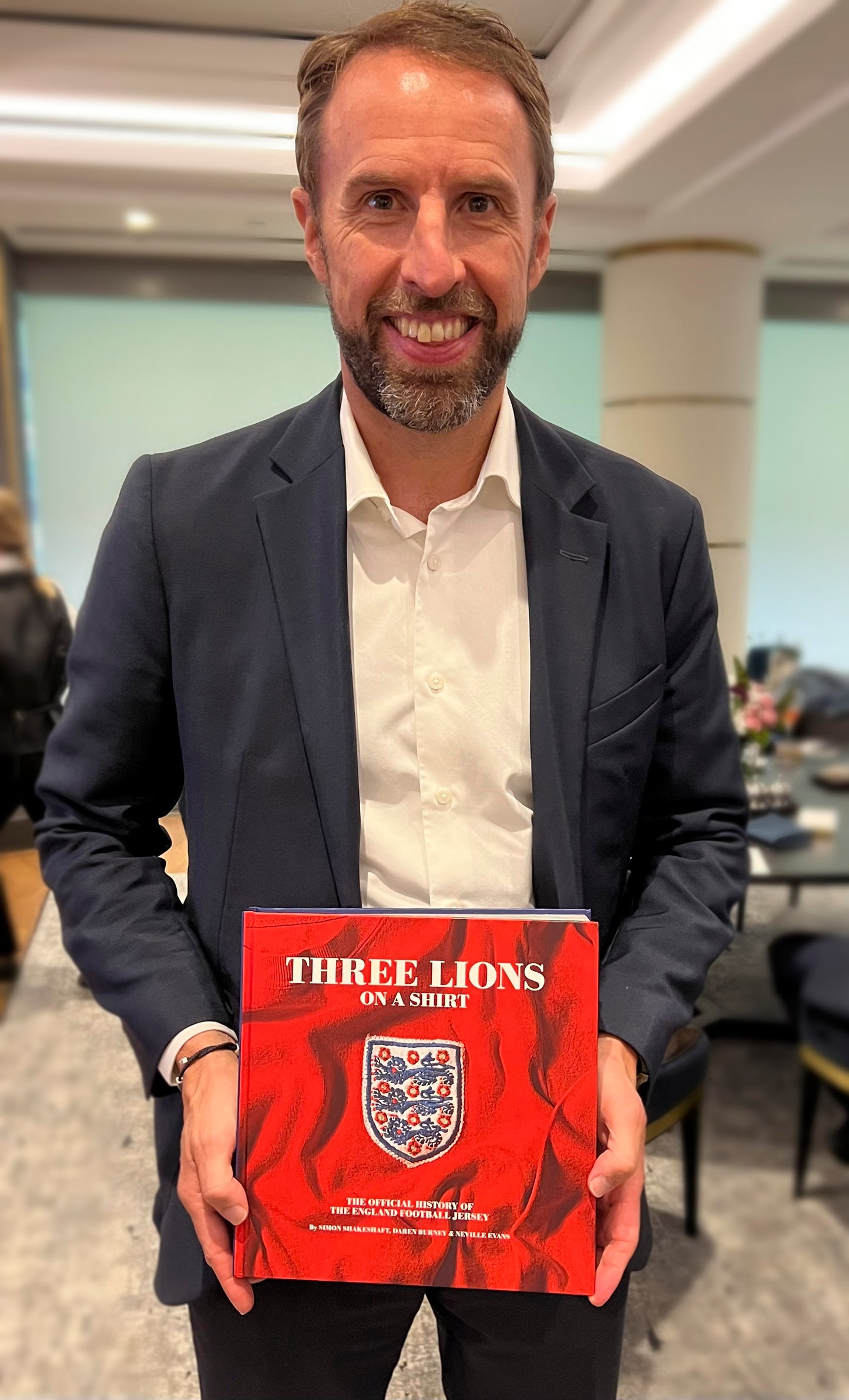 Three Lions On A Shirt - Manager's Edition - Signed by Gareth Southgate *Low Stock*